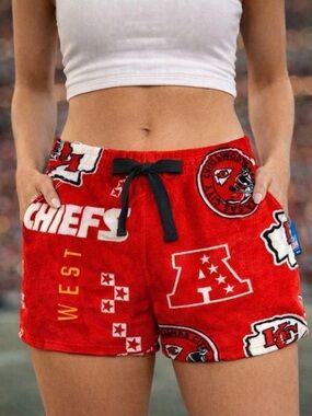 Kansas City Chiefs NFL ultra Game Fleece PJ Shorts